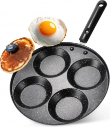 Granitna ponev za jajca s 4 odprtinami BASIC LINE 24 cm