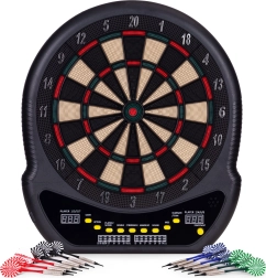 Elektronski tarč LCD 48 cm s 27 igrami in 12 puščicami