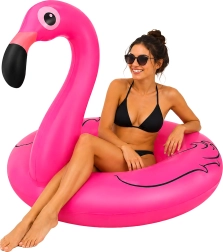 Napihrljiv obroč flamingo 102 cm Trizand