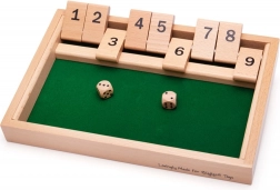 lesena igra Shut the Box BIGJIGS TOYS