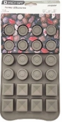 Silikonski model za praline, 24 votlin, 14 × 23 cm