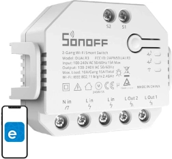 pametno Wi‑Fi stikalo SONOFF Dual R3 z merjenjem porabe