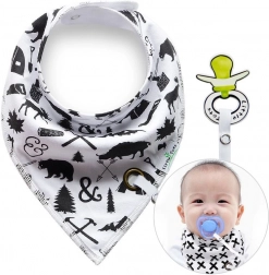 Bryndáč s klipom na dudlík Lesna živalca