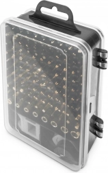 Komplet natančnega orodja 115 kosov za popravila elektronike DIGITUS