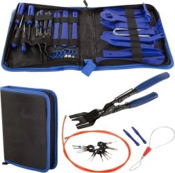 Komplet orodij za demontažo oblazinjenja in radijskih sponk