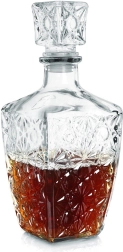 Steklena karafa za viski 830 ml