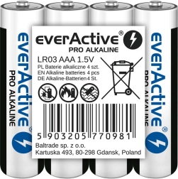 Alkalne baterije AAA everActive Pro Alkaline, 4 kosi