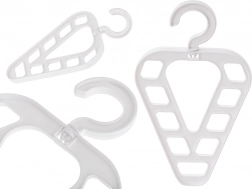 Večnamenski organizator za omaro z 9 odprtinami, bel