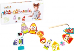 nizalni set CUBIKA lesenih palčkov