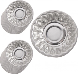 Set jeklenih modelčkov za piškote, 20 kosov