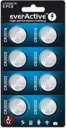Komplet litijevih baterij everActive 8 kosov