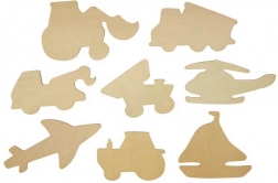 Bigjigs Toys šablone za risanje vozil