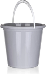 Plastično vedro 10 l z merilom, mešanica barv