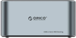 ORICO priklopna postaja za 2,5"/3,5" HDD/SSD s kloniranjem, USB 3.2 Gen1 5 Gb/s, USB‑C na USB‑C/USB‑A (črna)
