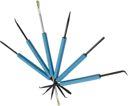 Komplet orodij s kavlji in strgali, 6 kosov