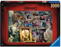 Ravensburger puzzle Villainous: Zlobnica Cruella de Vil 1000 kosov