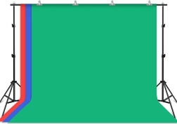 Nosilec za fotografsko ozadje Puluz s 3 barvnimi ozadji