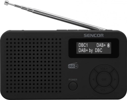 Digitalni radio DAB+/FM z RDS, Bluetooth 5.0, LCD in akumulatorjem - 1 kos