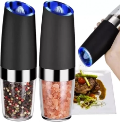 Električni gravitacijski mlinček za začimbe – set 2 kos Ruhhy