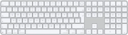 Magic Keyboard s tehnologijo Touch ID in numeričnim zaslonom za modele Mac s čipom Apple – angleška (mednarodna) – bele tipke