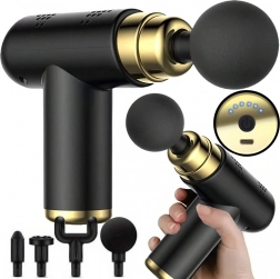 Mini prenosna masažna pištola s 4 nastavki