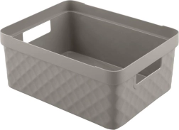 HEIDRUN Diamond Plastic Storage Basket 36 × 27 × 14 cm, assorted colors - 1 piece