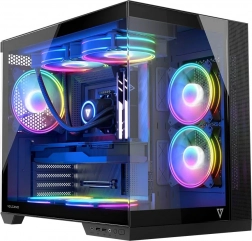 Volcano panorama apex ARGB 7F midi – siva računalniška ohišja