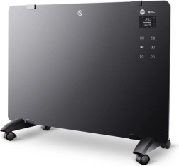 Stekleni konvekcijski in sevalni grelnik ELDOM z Wi‑Fi, 1500 W