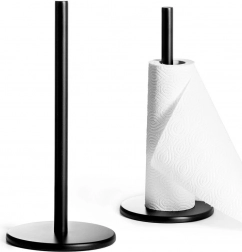 Kovinsko stojalo za papirnate brisače, črno, 33 cm