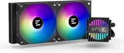 Vodno hlajenje ZALMAN Alpha2 240 mm ARGB z zaslonom temperature