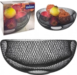 Kovinska črna košara za sadje RADKA