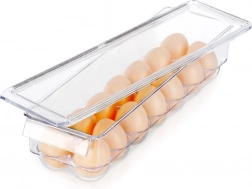 Organizer za jajca s pokrovom za 14 kosov