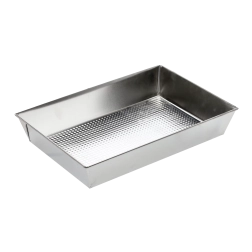 Baking tray with textured bottom 36 × 24.5 × 6 cm, galvanized sheet
