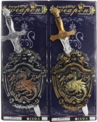 Otroški plastični meč s ščitom