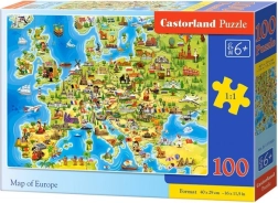 Sestavljanka Puzzle Zemljevid Evrope 100 kosov