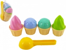 Komplet modelčkov za sladoled za pesek
