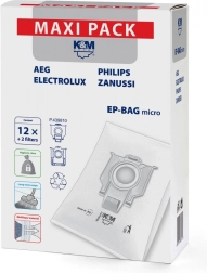 Mikro vrečke za sesalnik 12+2 EP-BAG Maxi Pack