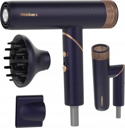 Sušilnik za lase z ionizacijo in nastavitvijo STELLA WEBBER 2000 W