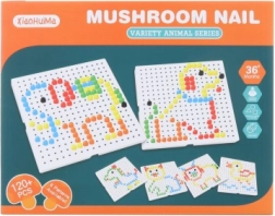 Barvit klobučkasta mozaika 120 kosov