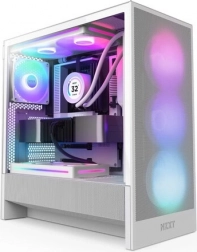 Ohišje računalnika NZXT H5 Flow RGB Bela