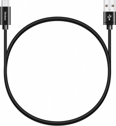 usb-a 2.0 / usb-c kabel 3 a, 480 mb/s, opleten