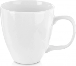 Porcelanasta skodelica MONA 400 ml – bela, druga kakovost