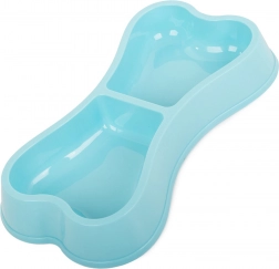 Dvojna posoda za pse in mačke 0,25 l