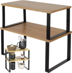 Bambusova kuhinjska polica Ruhhy – 2 kosa