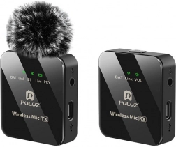 Brezžični pripetni mikrofon Puluz 1 TX + 1 RX