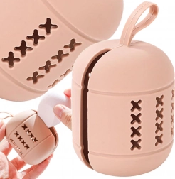 Silikonska škatlica za make-up gobico z obešalno zanko