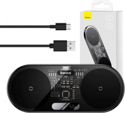 Brezžični polnilnik Baseus z digitalnim LED zaslonom, 20 W