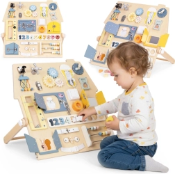 Wooden Montessori Activity Board House XL