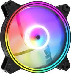 ventilator volcano apex 120 argb reverse 120 mm črn