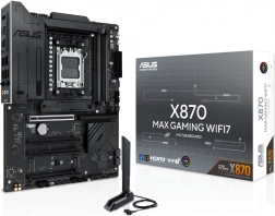 Asus X870 Max Gaming WiFi 7 – osnovna plošča AM5 z DDR5, HDMI in USB‑C